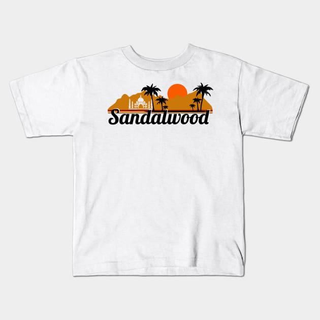 Sandalwood Movies Kids T-Shirt by panco
